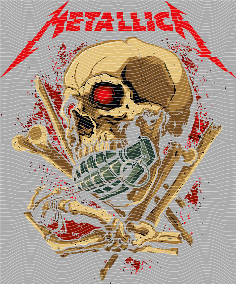 Metal band half-tone-MB 587